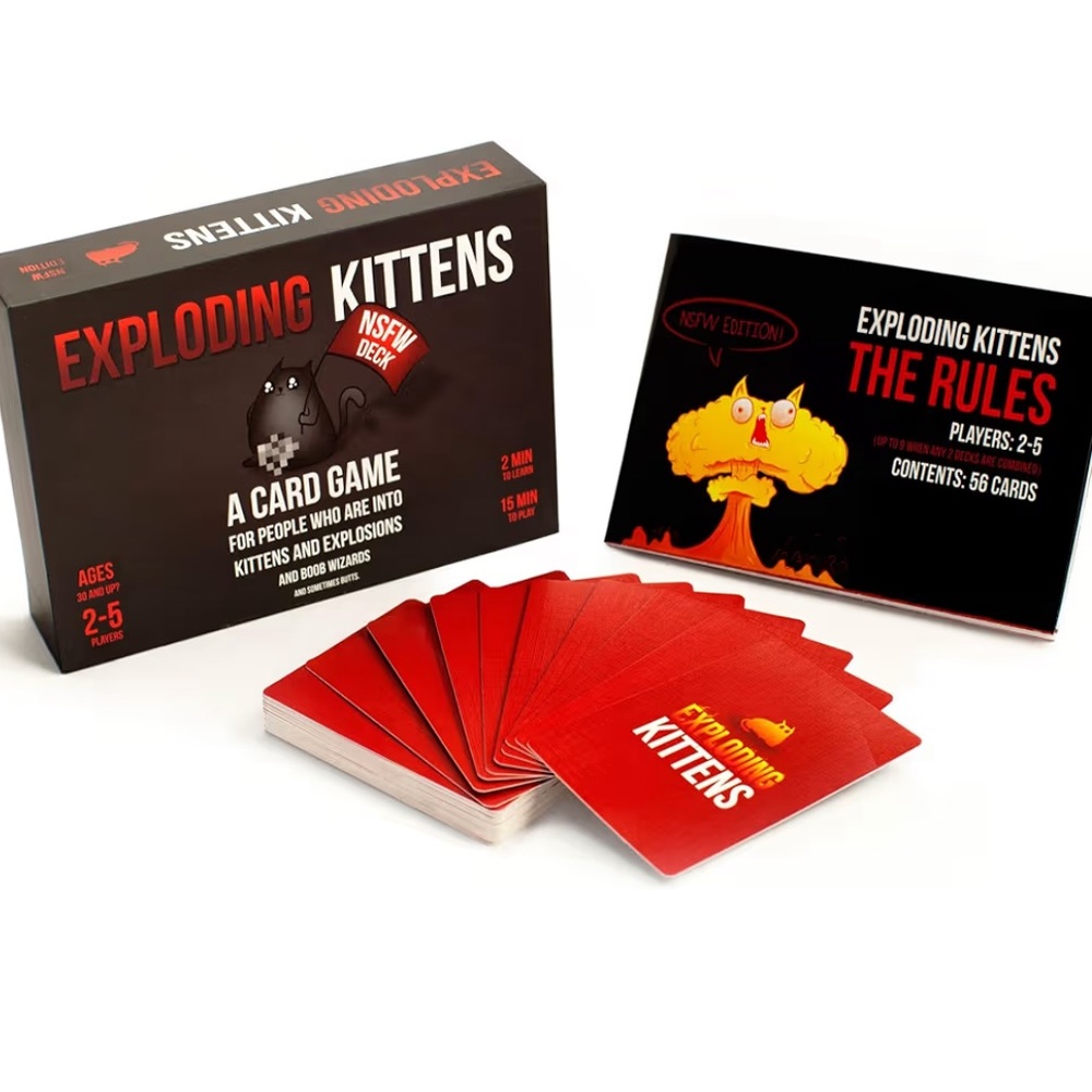 Exploding Kittens NSFW Edition Card Game - Picture 4 of 9